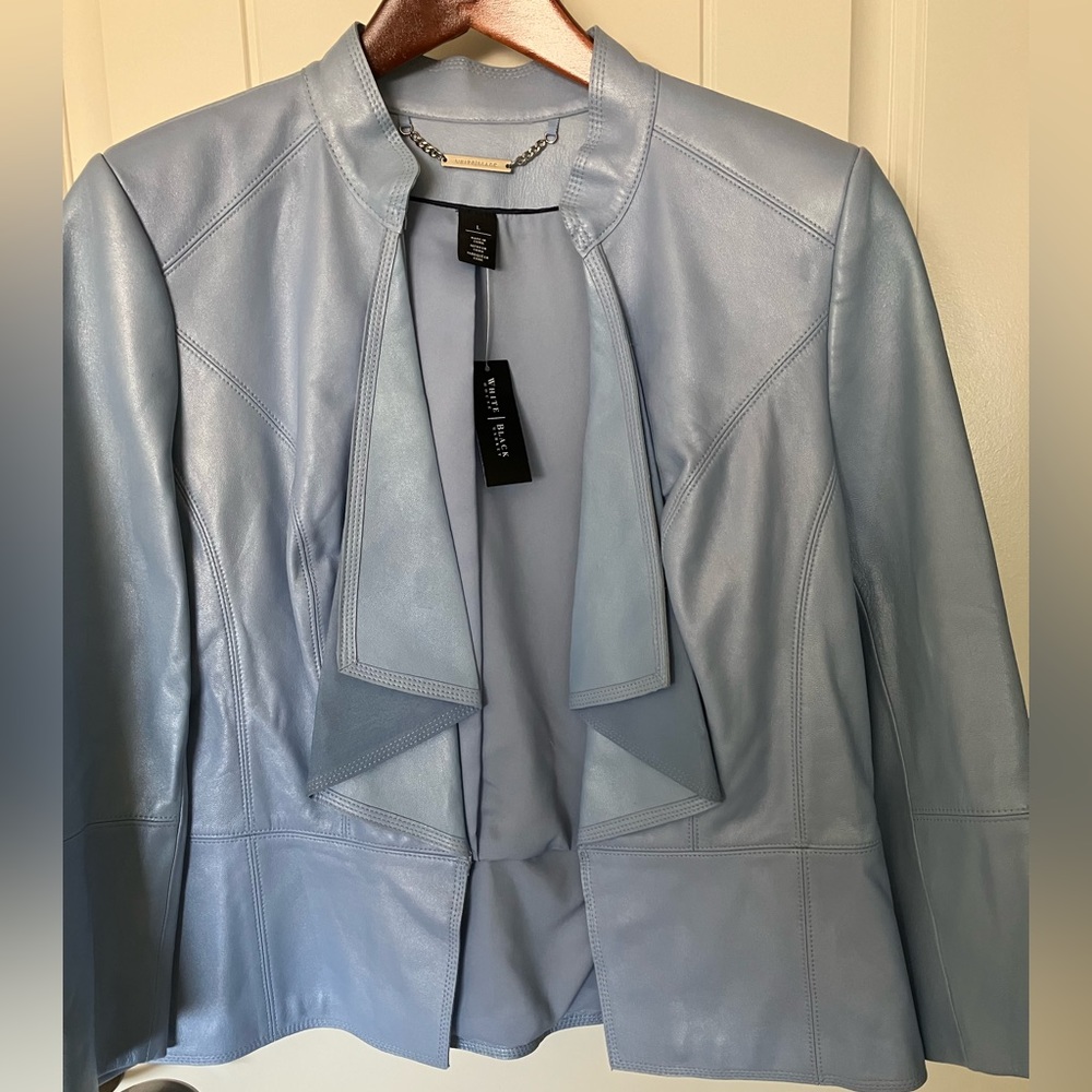 White House Black Market Genuine Leather Jacket